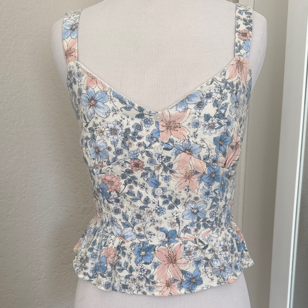 Floral Print Women's Top